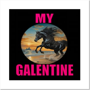 My galentine horse Posters and Art